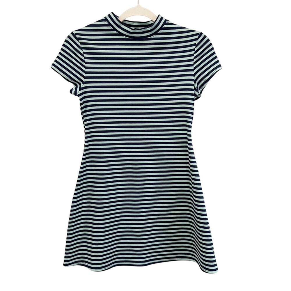 Free People Beach On The Line Stripe Blue Dress Size XS